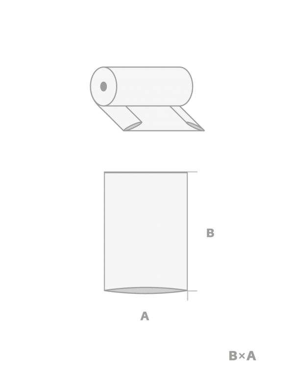 Folded C-gusset or 2C-gusset